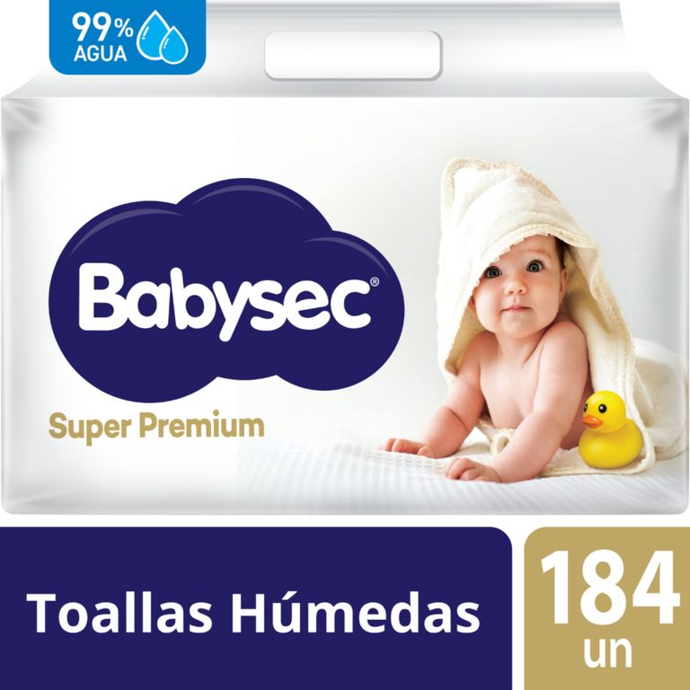 Toallitas Húmedas Babysec Súper Premium Empaque 184 Und