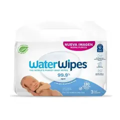 WATERWIPES - Toallitas Húmedas Bebés Pack 3 Empaques 60 Und