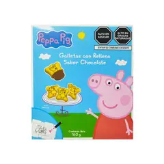 PEPPA PIG - Galletas con Relleno Chocolate 160 g