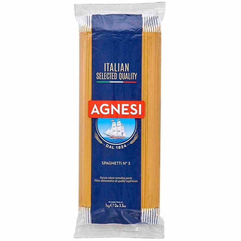 Fideos Agnesi Spaguetti Bolsa 1 Kg