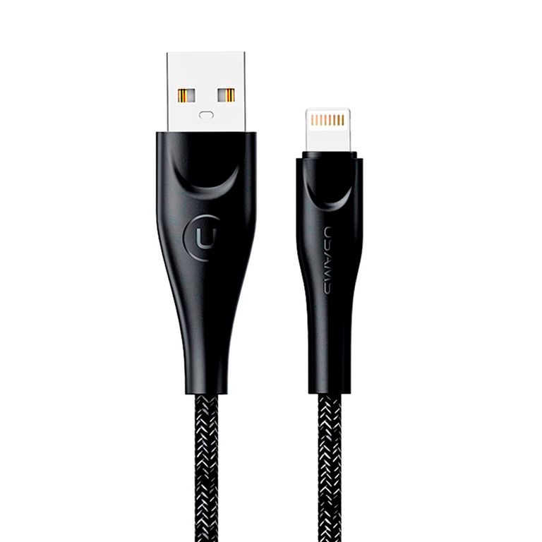 Cable Tejido U41 Iphone 1M Negro Usams