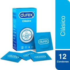 DUREX - Preservativos Durex Clásico Caja 12 Und