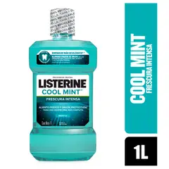 LISTERINE - Enjuague Bucal Listerine Cool Mint Botella 1 L