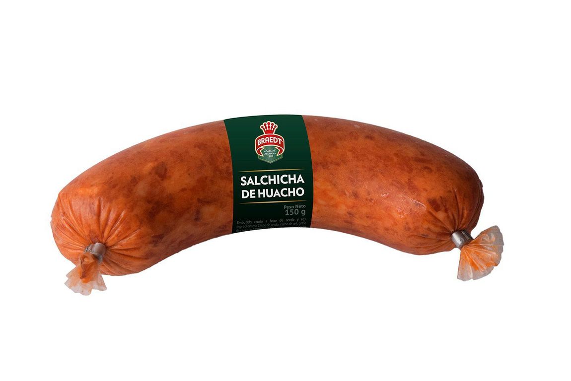 Salchicha de Huachi Braedt Empaque 150 g