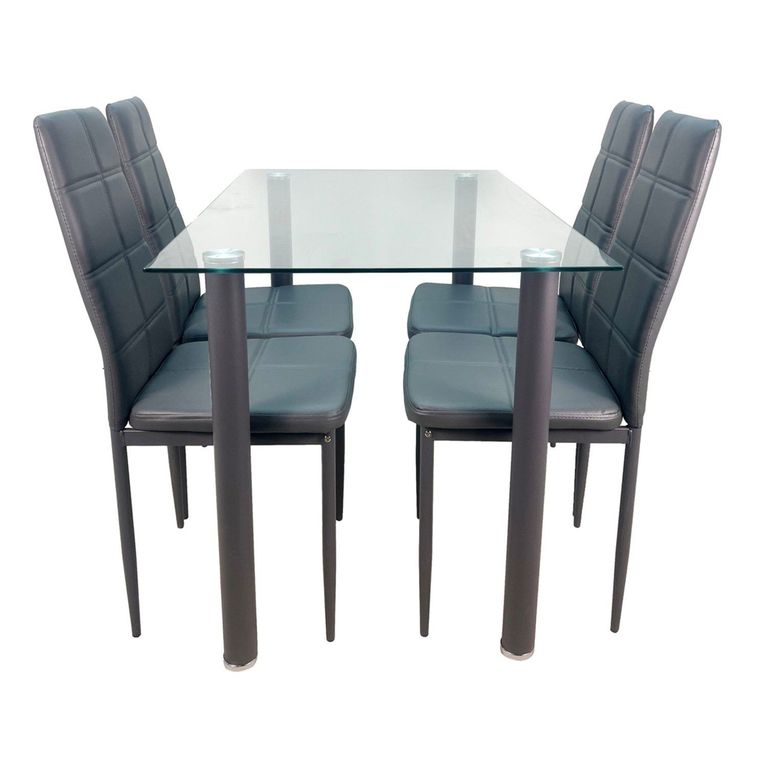 Juego de Comedor 4P Miami 110X70X75Cm