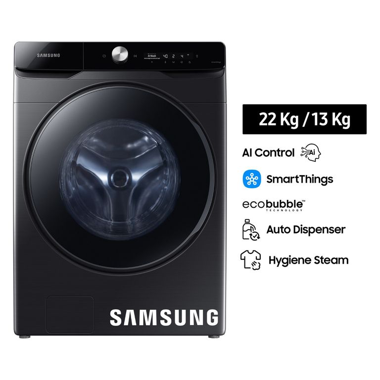 Lavaseca 22 y 13 Kg AI Control Negra