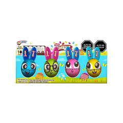 LENTEJAS - Huevo de Chocolate Lentejas con Gragea de Chocolate Caja 4 Und