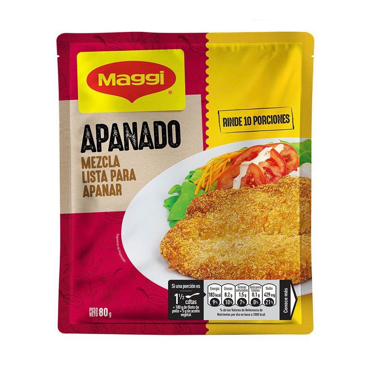 Mezcla para Apanar Maggi Semola Harina Condimentada Empaque 80 g