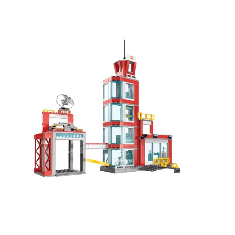 Set de Bloques Estación de Bomberos 616 Pzas