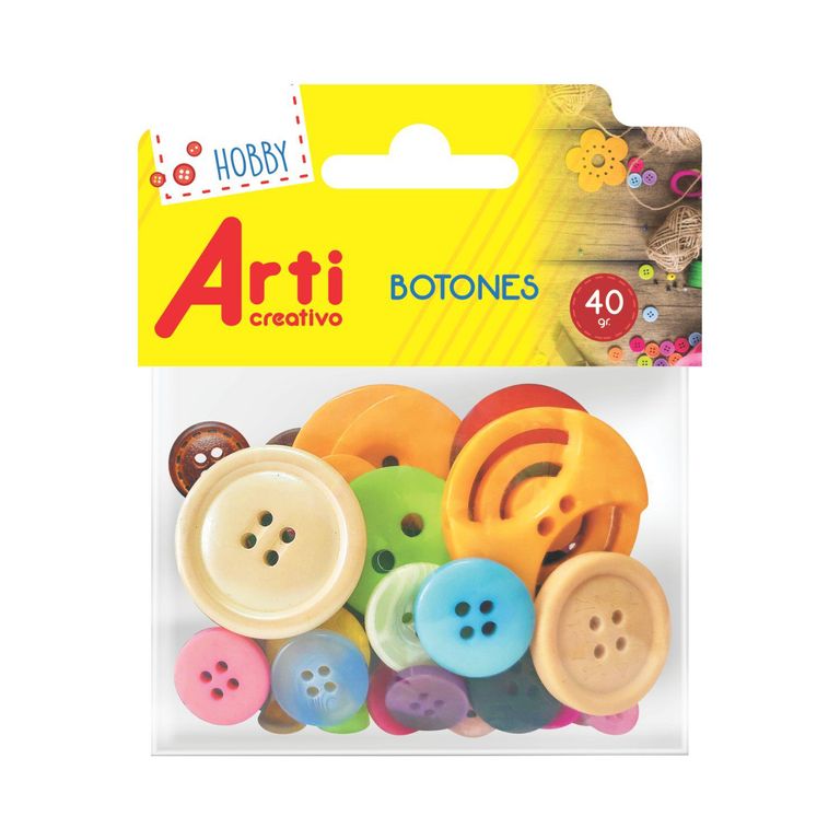 Botones Arti Creativo Bolsa 40 g