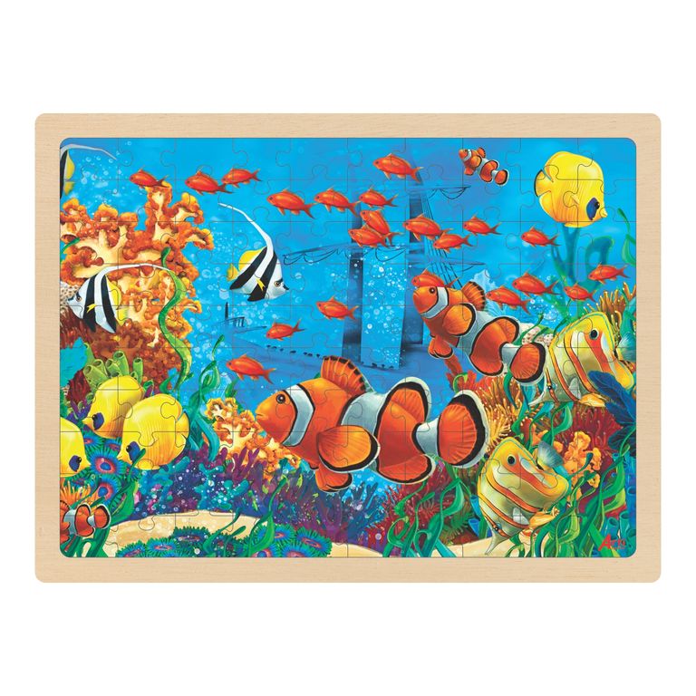 Rompecabezas Arti Creativo Piratas Madera 100 Piezas