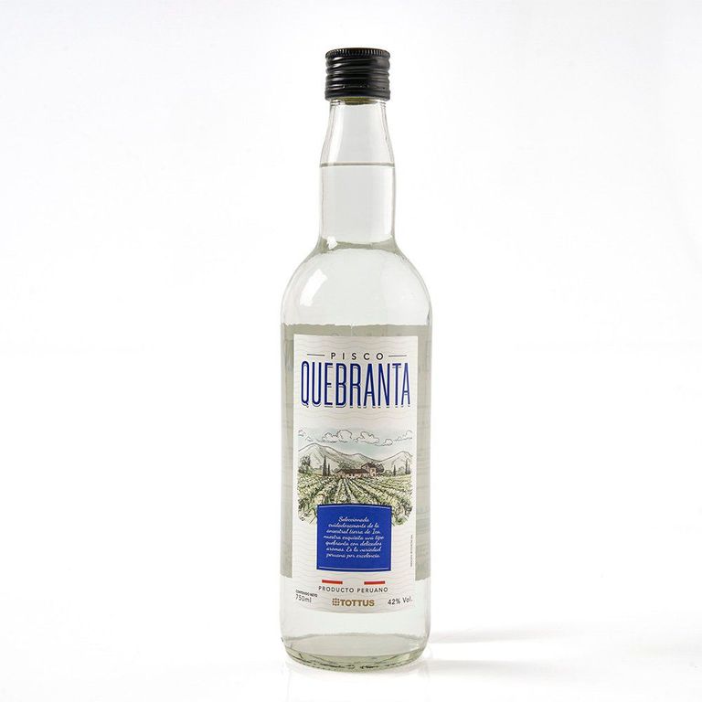 Pisco Quebranta Tottus Botella 750 mL