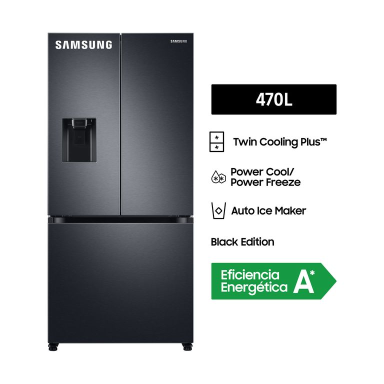 Refrigeradora 470 L Fd Twin Cooling Black
