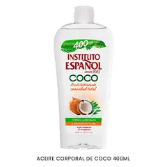 INSTITUTO ESPANOL - Aceite Corporal de Coco Instituto Español Envase 400 mL