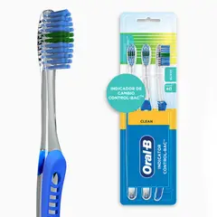 ORAL B - Cepillo Dental Suave Indicator Pack 3 Und