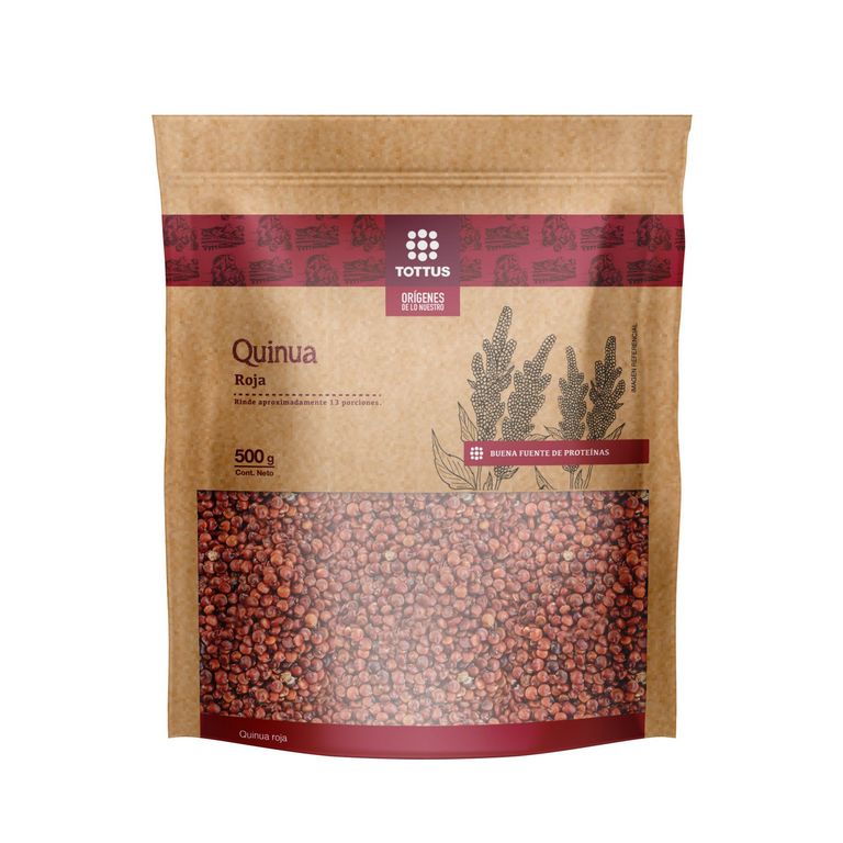 Quinua Roja Tottus Orígenes Menestra Bolsa 500 g