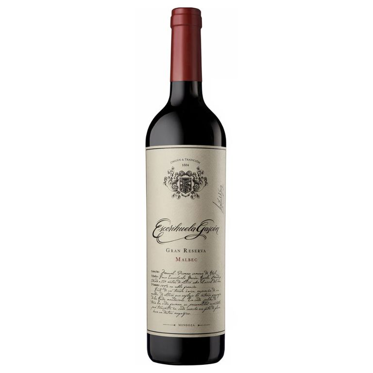Vino Tinto Escorihuela Gascón Gran Reserva Malbec Botella 750 mL