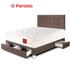 PARAISO - Dormitorio Cajones Royal Prince 2 Pz Choco