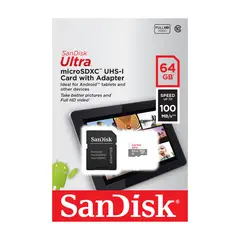 SANDISK - Ultra Micro Sd W Adapter 64GB