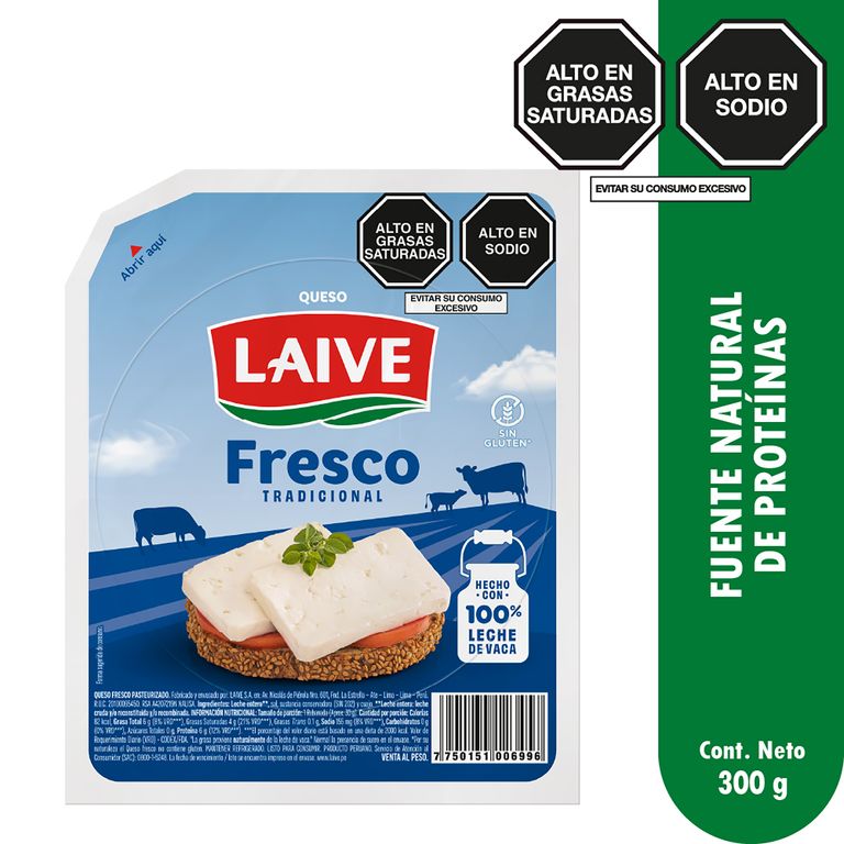 Queso Fresco Laive x Kg