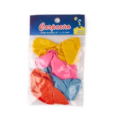 TOTTUS - GLOBO METALICO N7 COLORES CLAROS X 12 UN