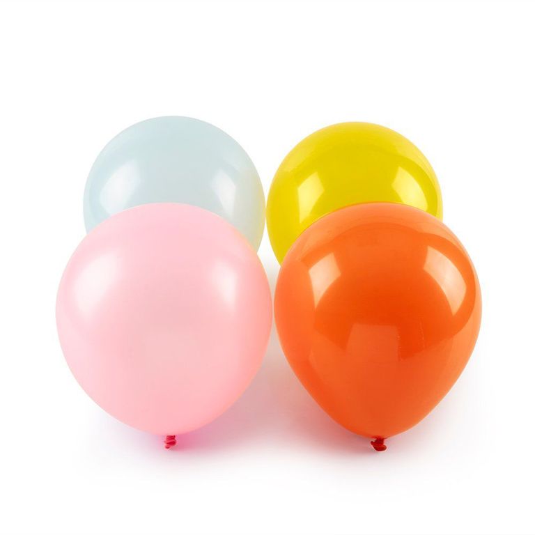 GLOBO METALICO N9 COLORES CLAROS X12 UN