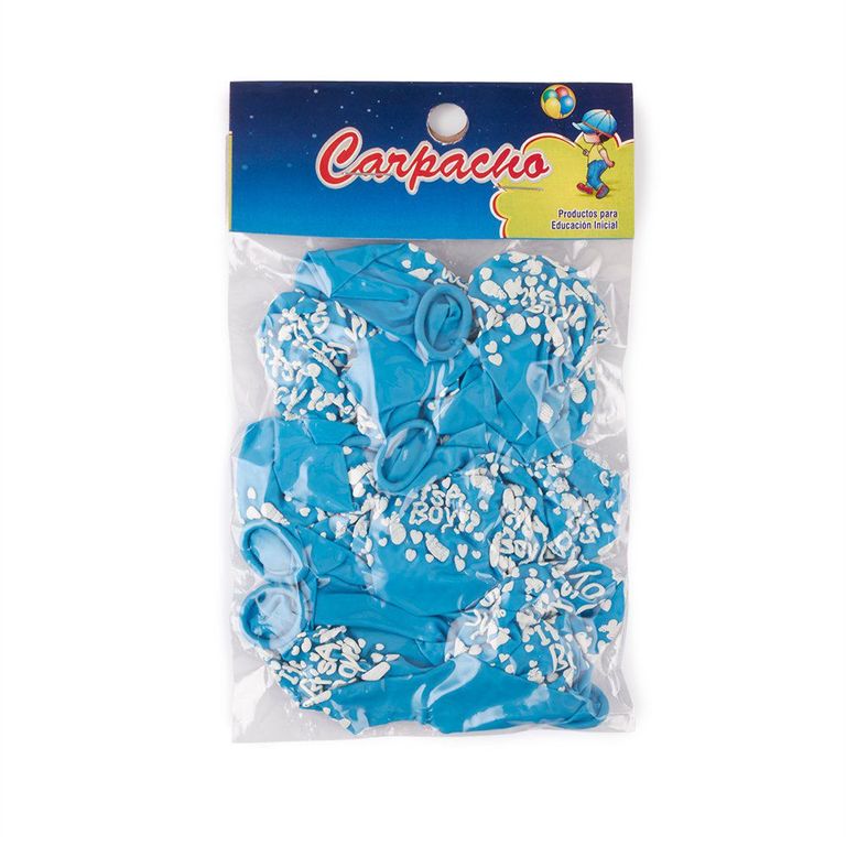 GLOBO BABY SHOWER NINO X 12 UN