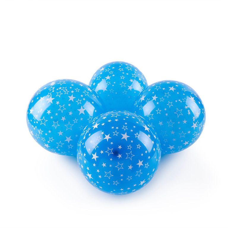 GLOBO ESTRELLA AZUL X 12 UN