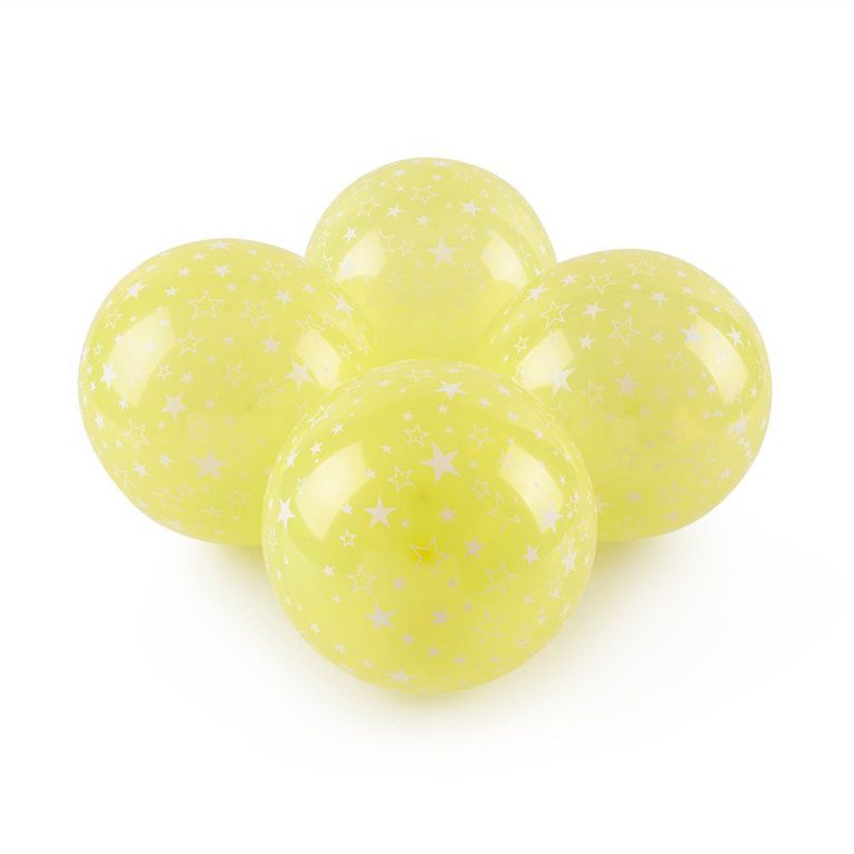 GLOBO ESTRELLA AMARILLO X 12 UN