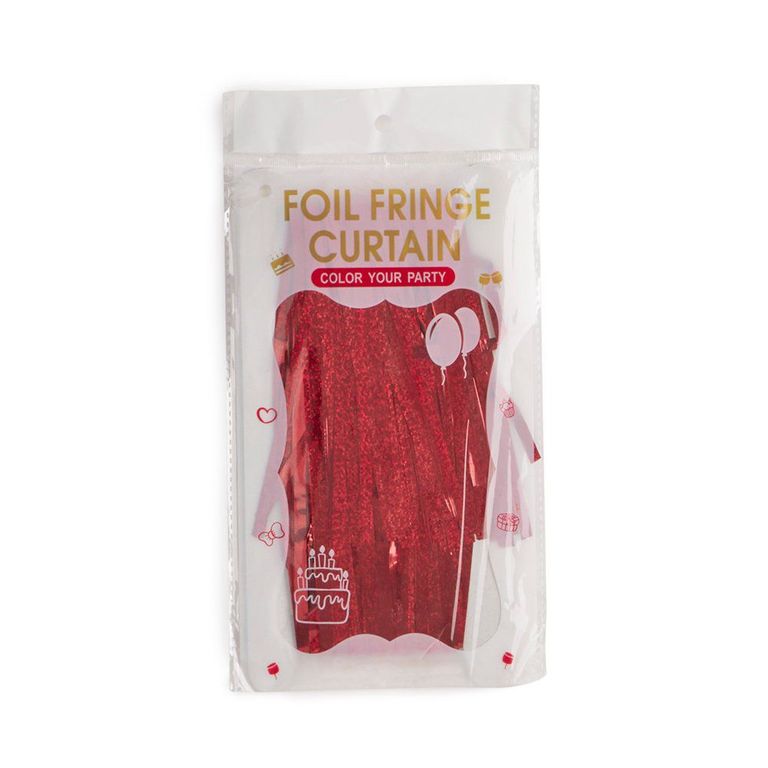 CORTINA METALICA ROJO