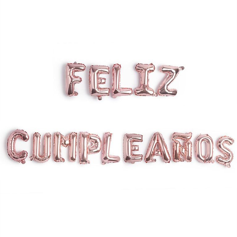 FELIZ CUMPLEANOS METALICO MELANGE