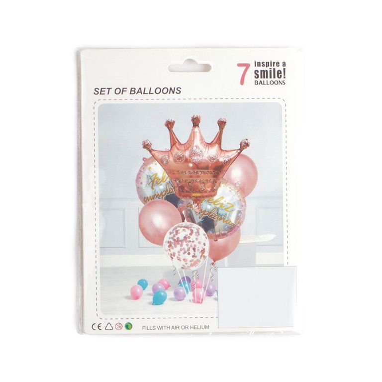 FELIZ CUMPLEANOS METALICO BOUQUET STDO