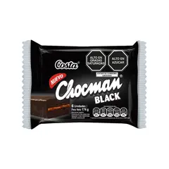 COSTA - Bizcocho Costa Chocman Black Empaque 6 Und