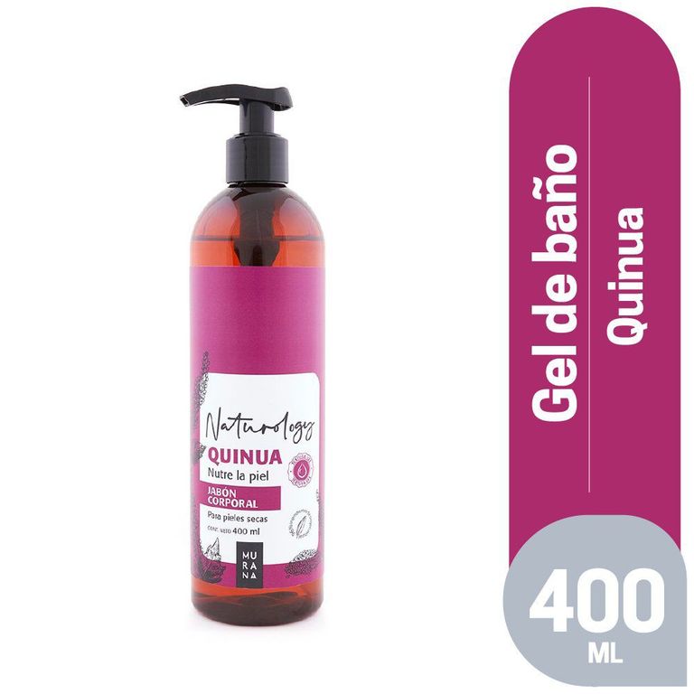 Gel de Baño Naturology Quinua Envase 400 mL