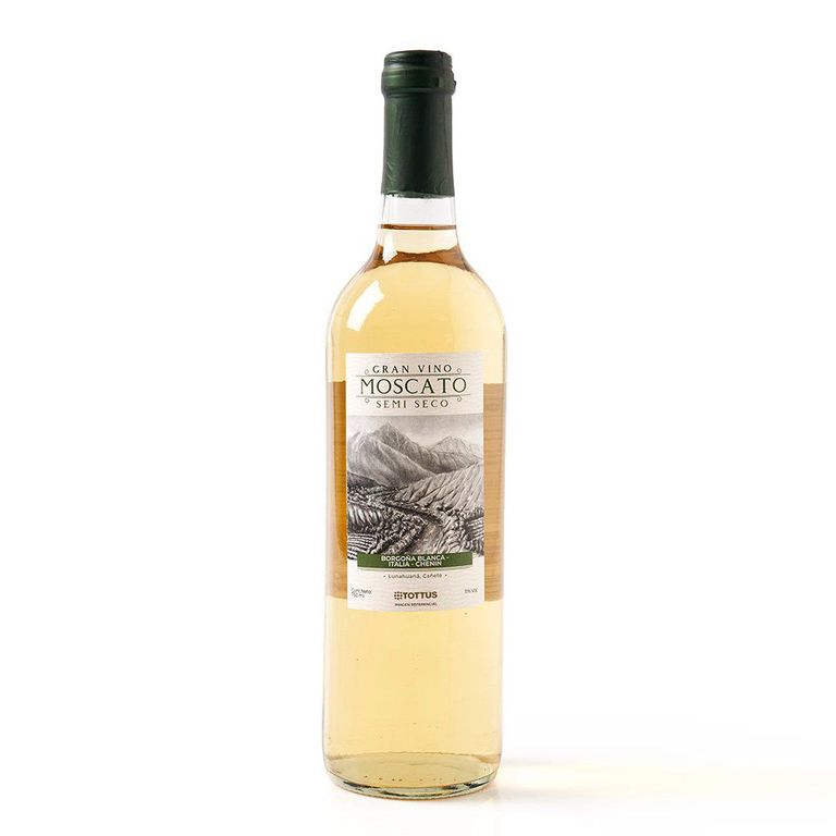 Vino Blanco Semi Seco Tottus Botella 750 mL