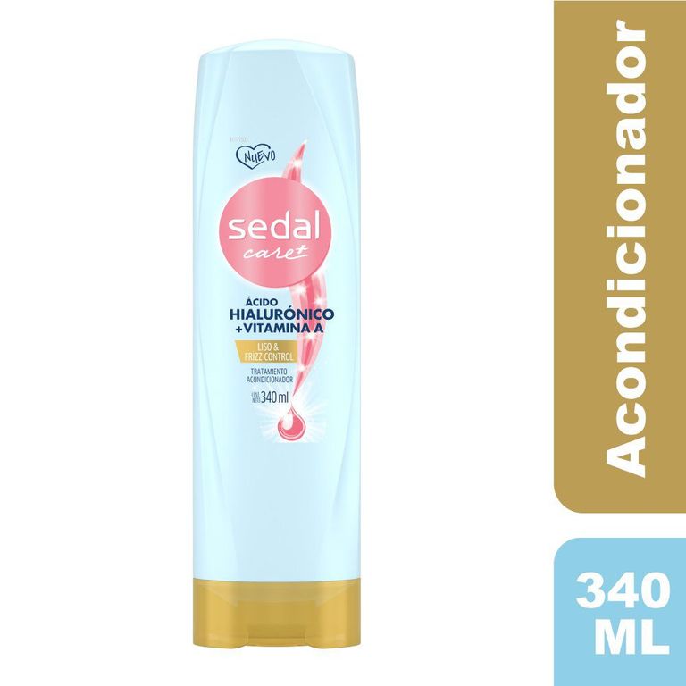 Acondicionador Sedal Hialurónico Liso Frizz Botella 340 mL