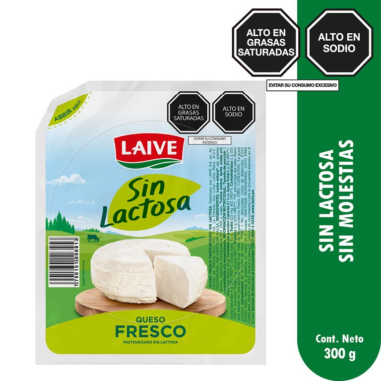 Queso Fresco Laive Sin Lactosa x Kg