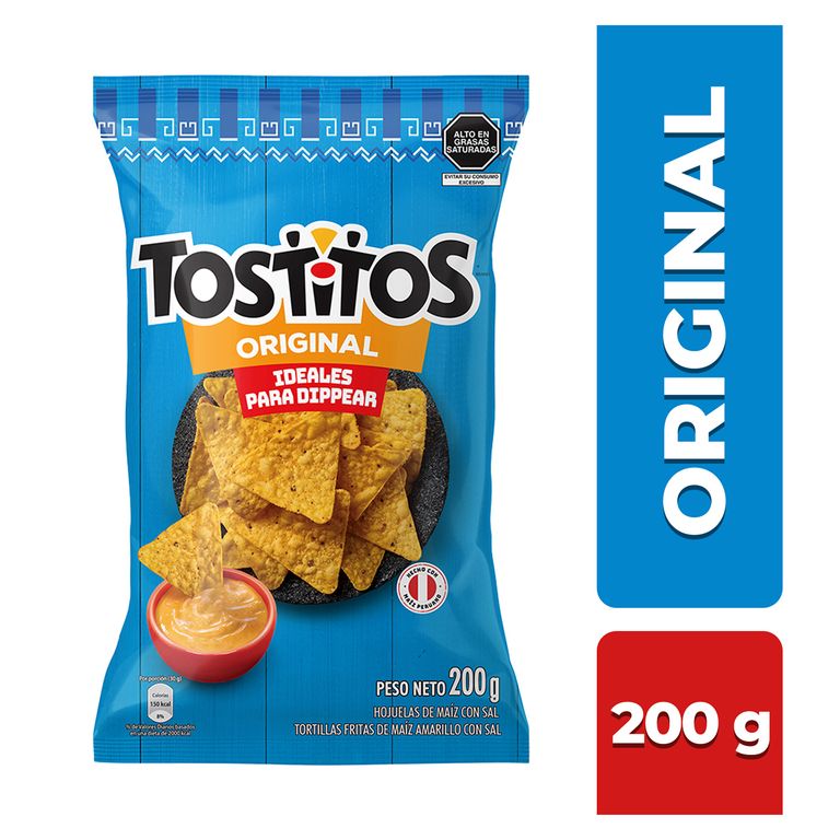 Nachos Tostitos Original Sal Bolsa 200 g