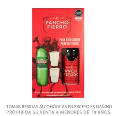 PANCHO FIERRO - Pack Pisco 750 mL + Ginger Ale 1.5 L
