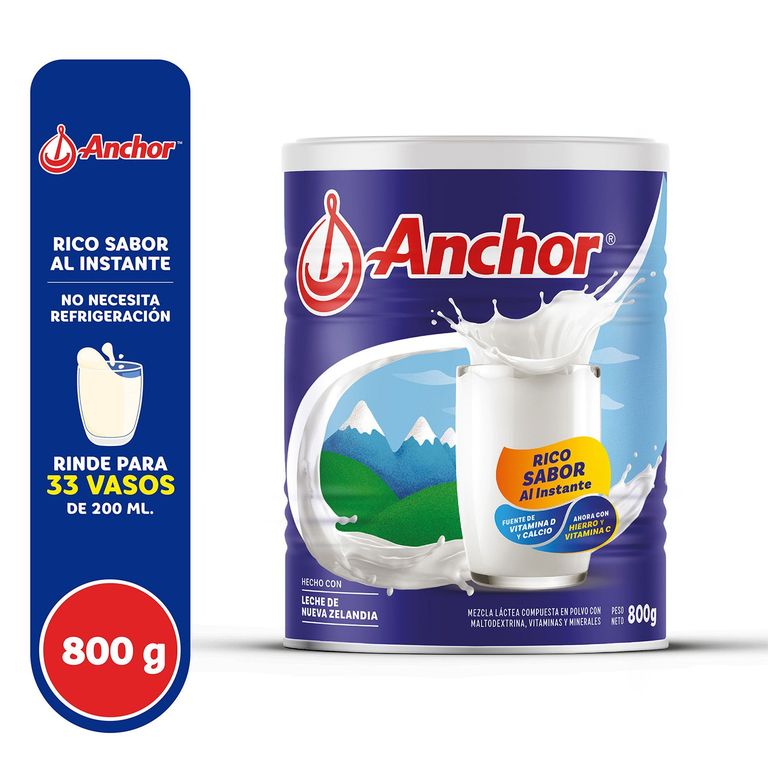 Mezcla Láctea Polvo Anchor Lata 800 g