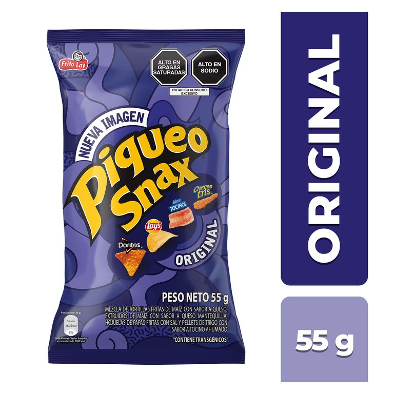 Snack Piqueo Snax Original Bolsa 55 g