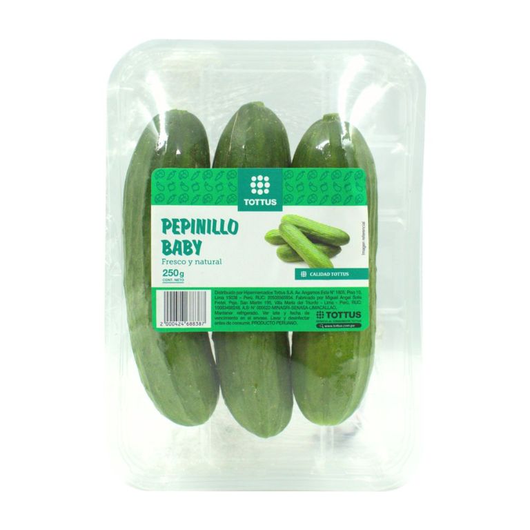 Pepinillo Baby Tottus x 250 g