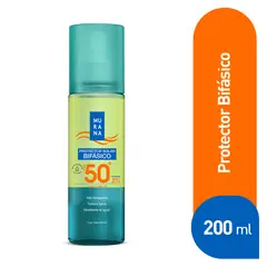MURANA - Fotoprotector Murana Solar Bifásico Hidratante SPF50+ Envase 200 mL