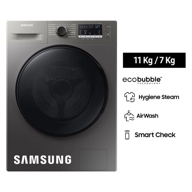 Lavaseca Samsung WD11T4046BXPE 11Kg 7Kg Ecobubble Negra