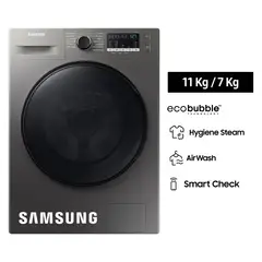SAMSUNG - Lavaseca 11 Kg 7 Kg Ecobubble Negra