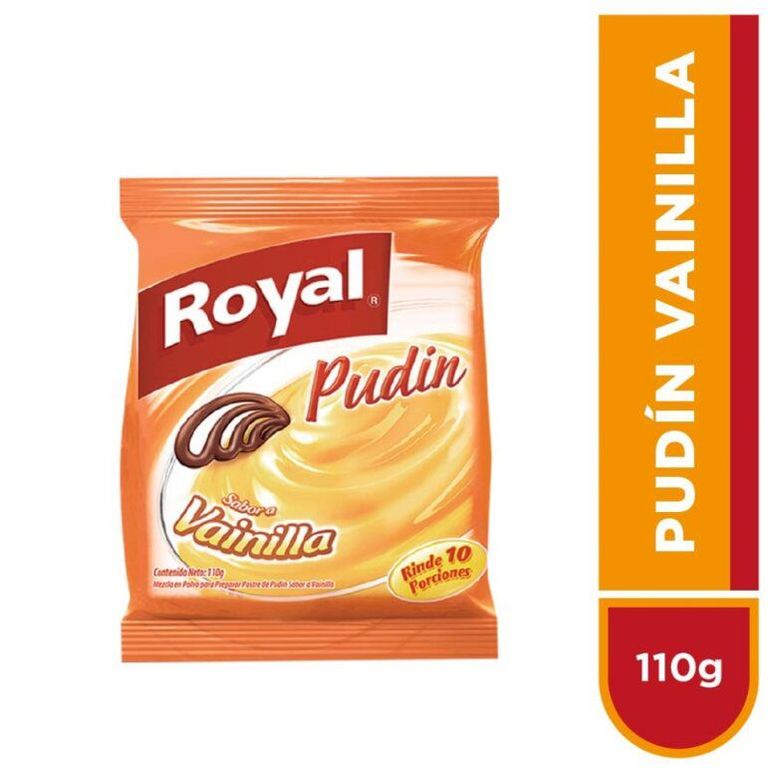 Mezcla Polvo Pudín Royal Vainilla Bolsa 110 g
