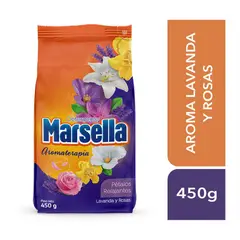 MARSELLA - Detergente en Polvo Lavanda y Rosas Bolsa 450 g