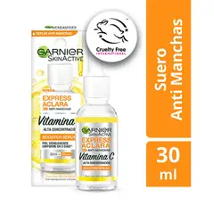 GARNIER - Sérum Facial Anti Manchas Express Aclara Vitamina C Envase 30 mL