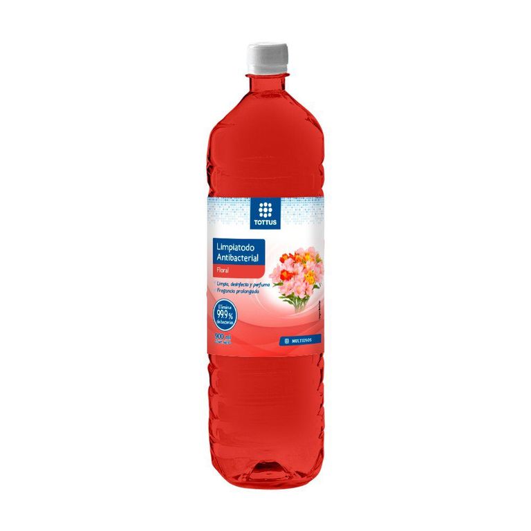 Limpiatodo Antibacterial Tottus Floral Botella 900 mL