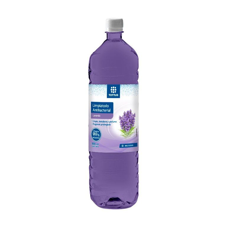 Limpiatodo Antibacterial Tottus Lavanda Botella 900 mL